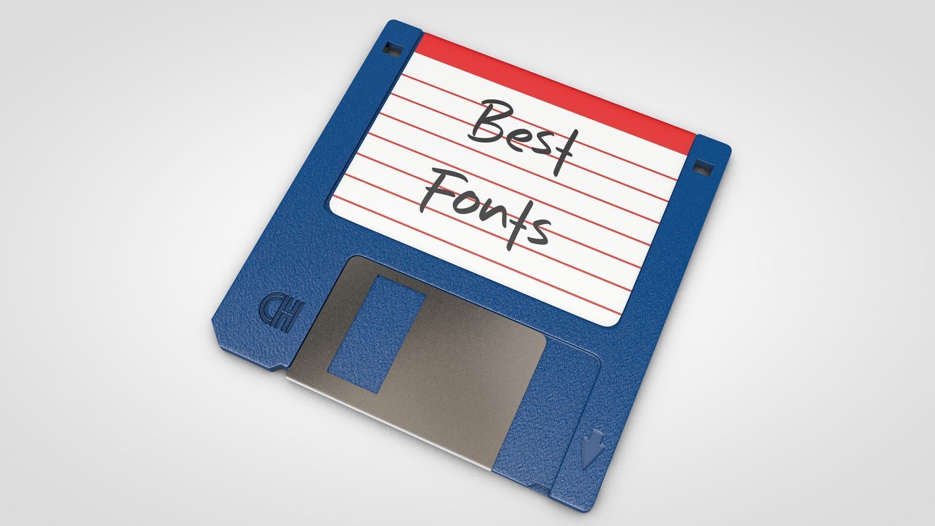 Floppy Disk Realistic 3D model_17
