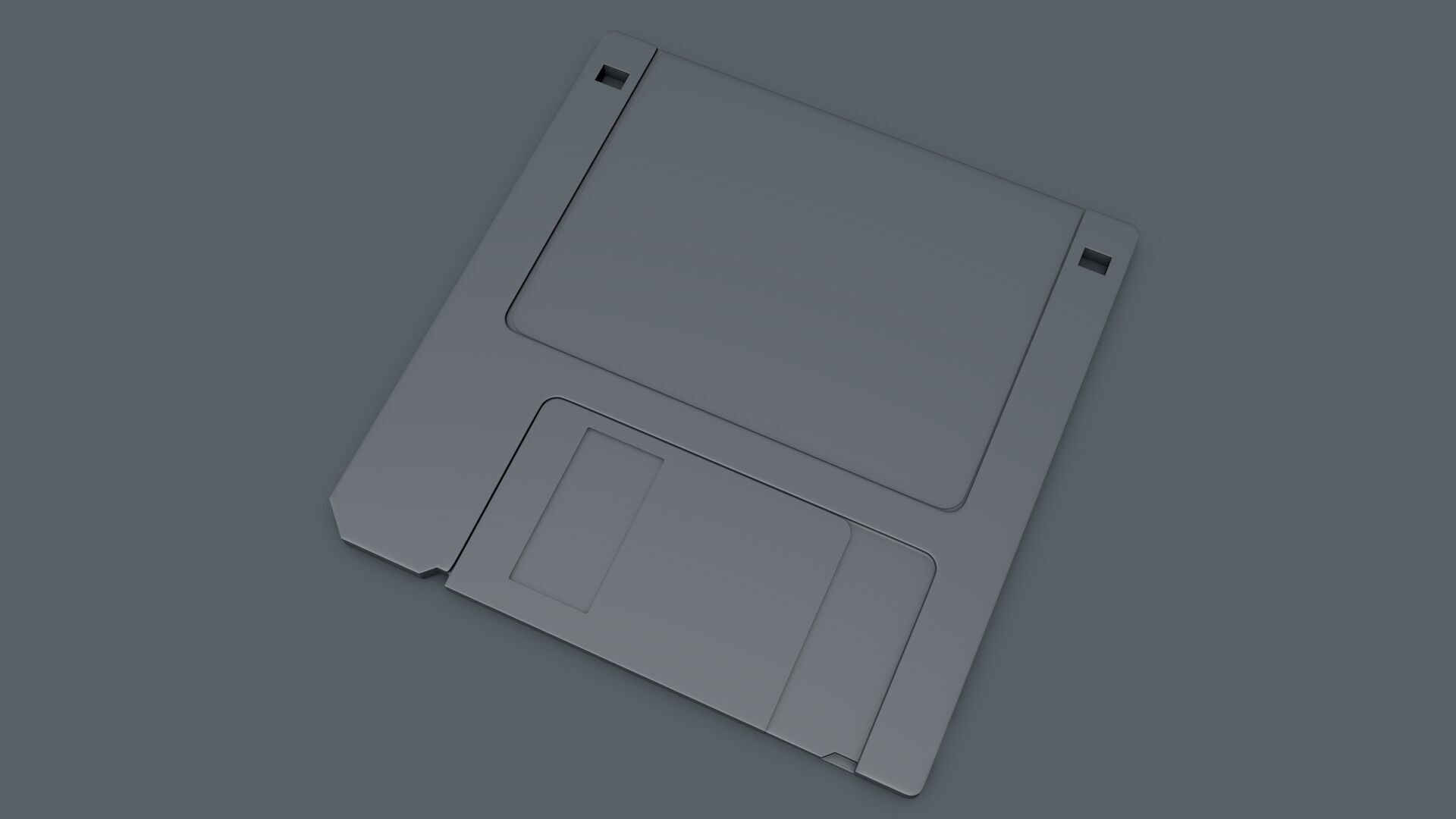 Floppy Disk Realistic 3D model_15
