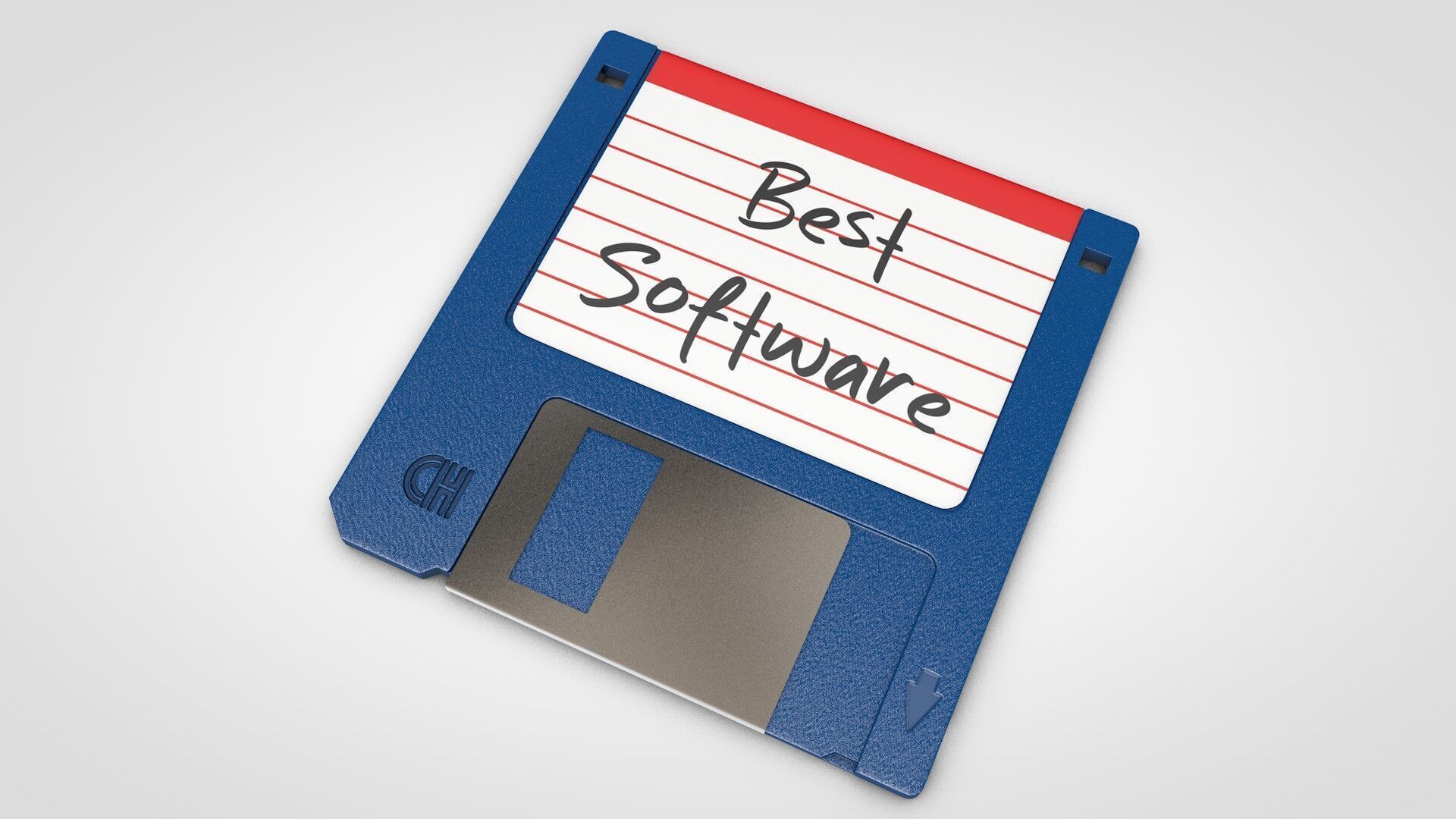 Floppy Disk Realistic 3D model_18