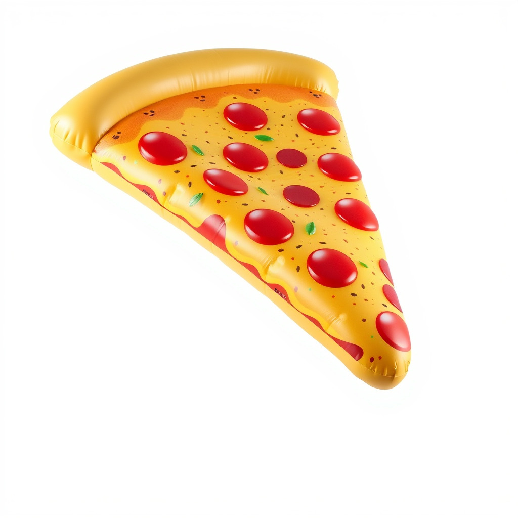 Inflatable Pizza Slice Float Fun model pack Low-poly 3D model_4