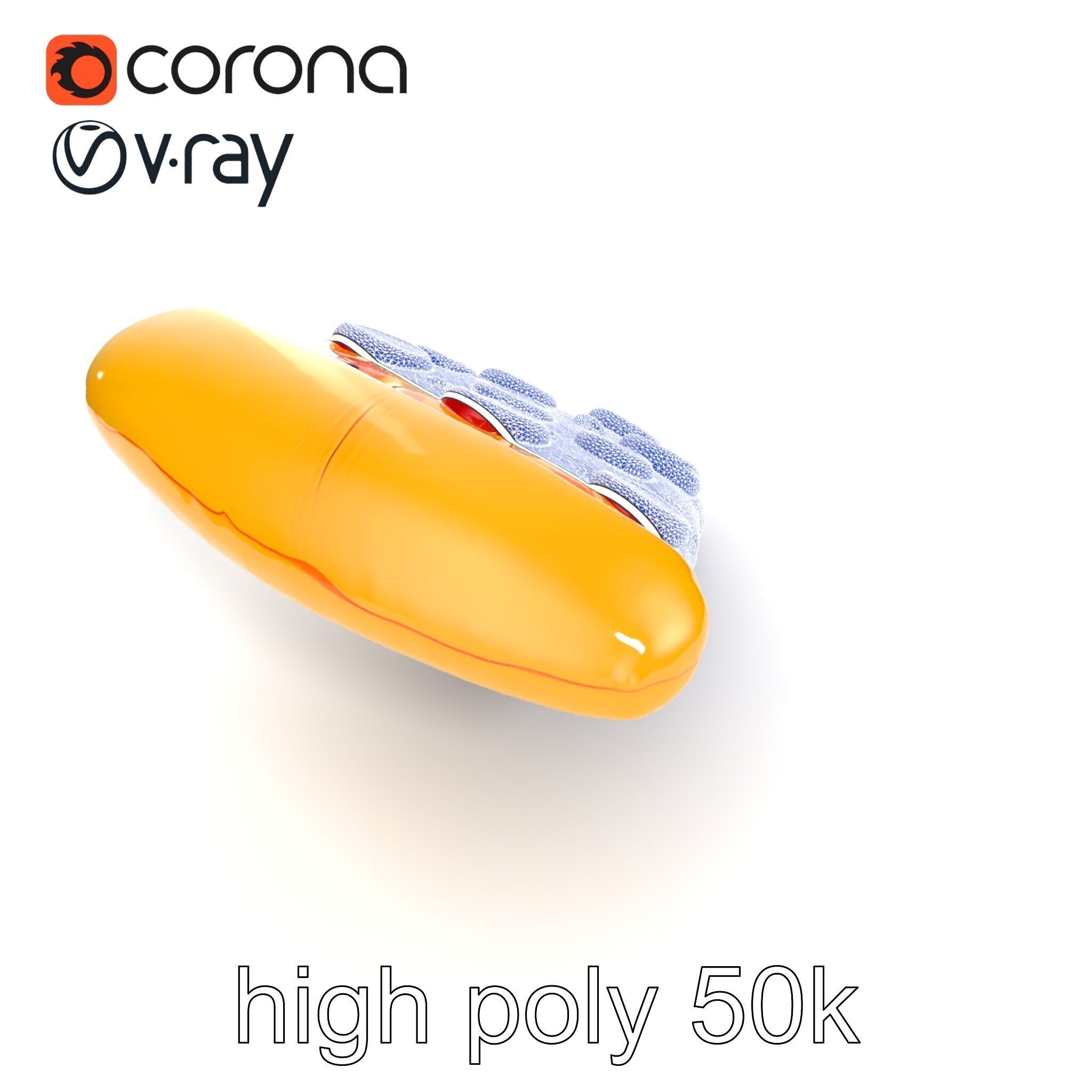 Inflatable Pizza Slice Float Fun model pack Low-poly 3D model_25