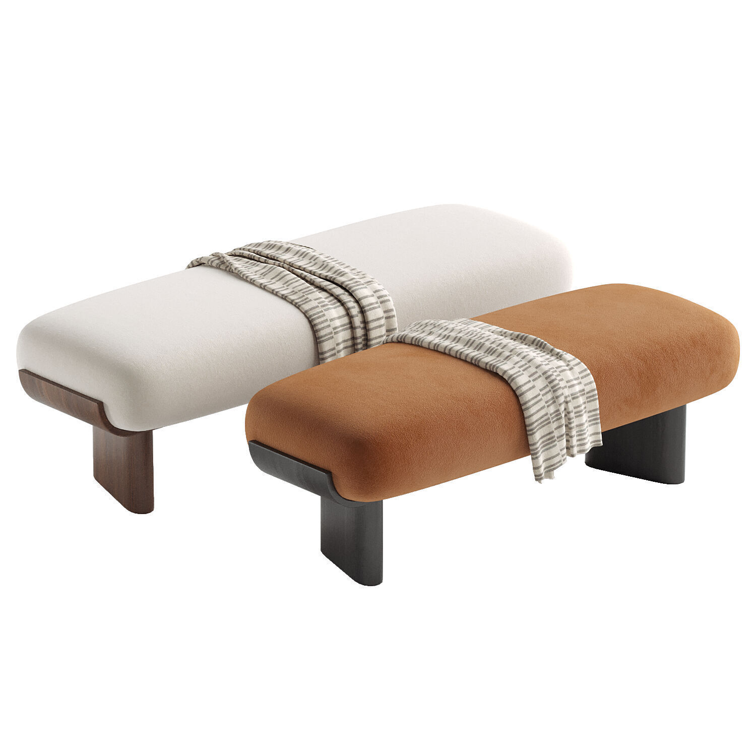 Banquette Kanbina 3D model_3