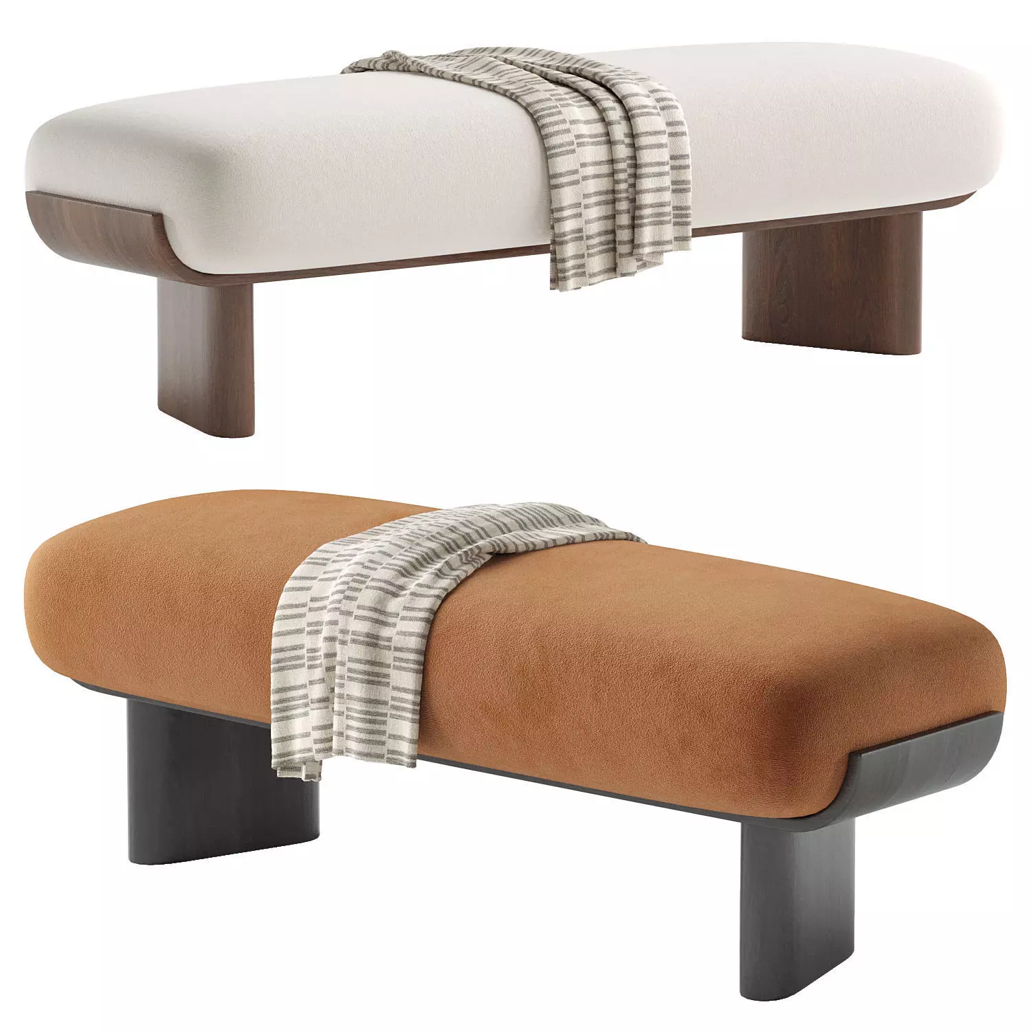 Banquette Kanbina 3D model_0