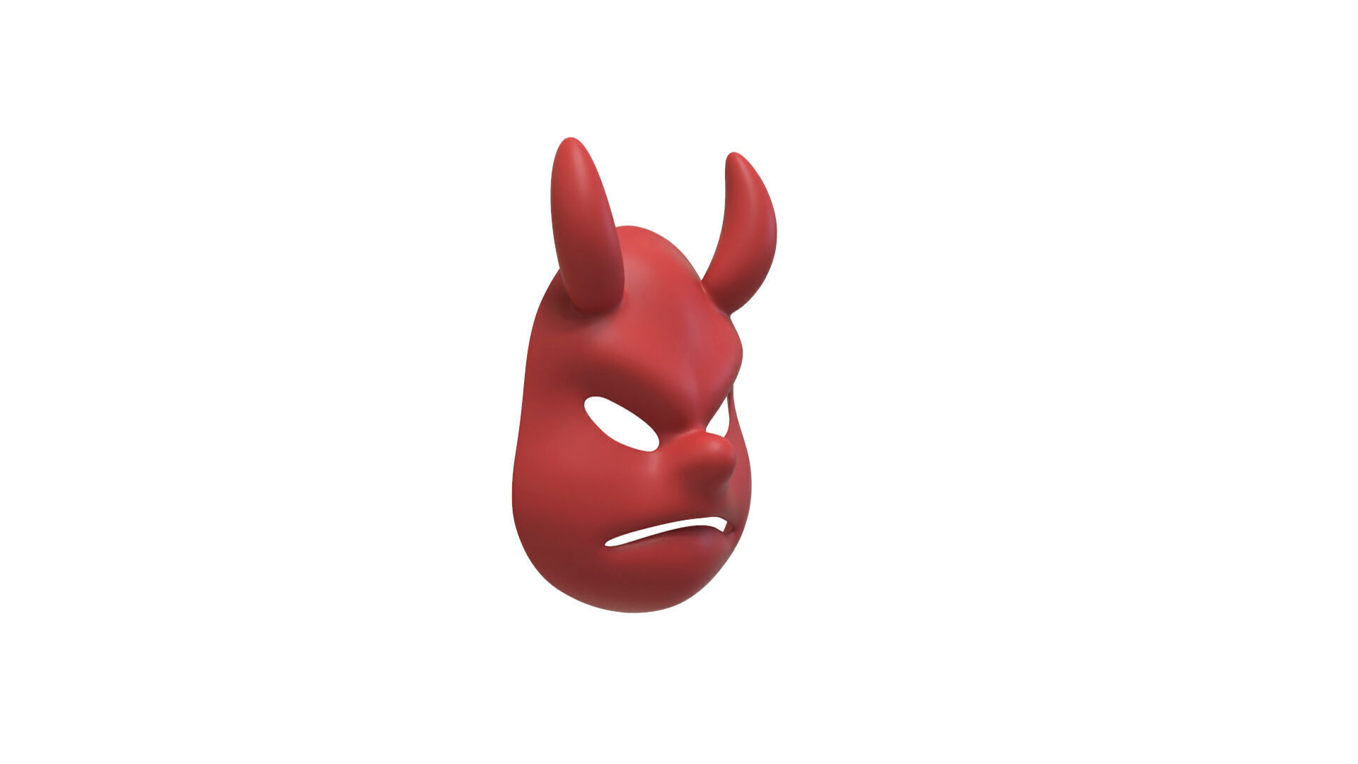 Prop133 Devil Mask Low-poly 3D model_15
