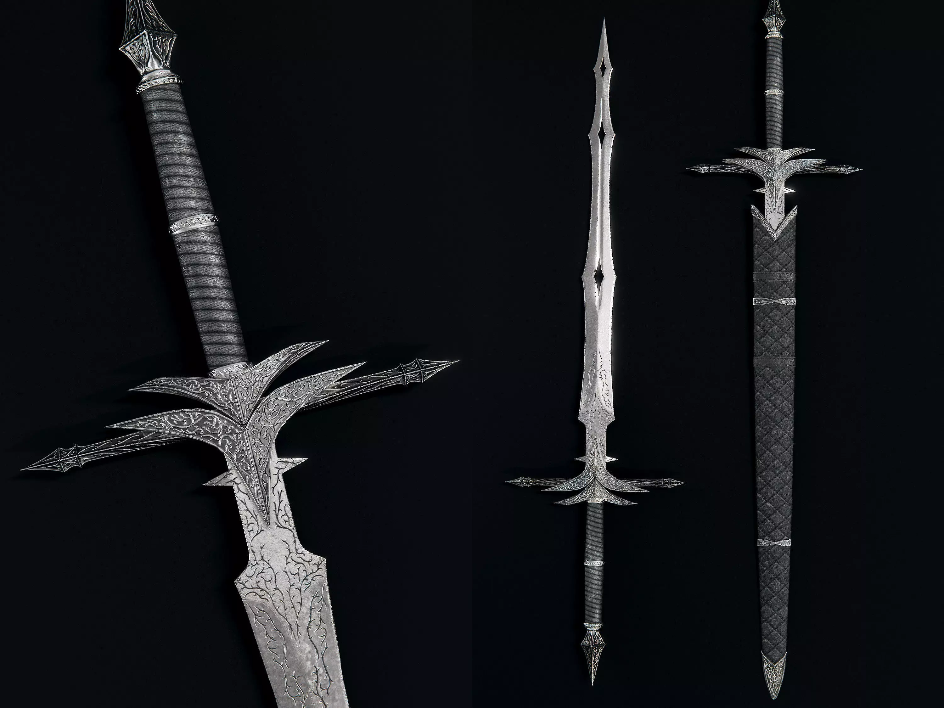 Fantasy Sword 3D model