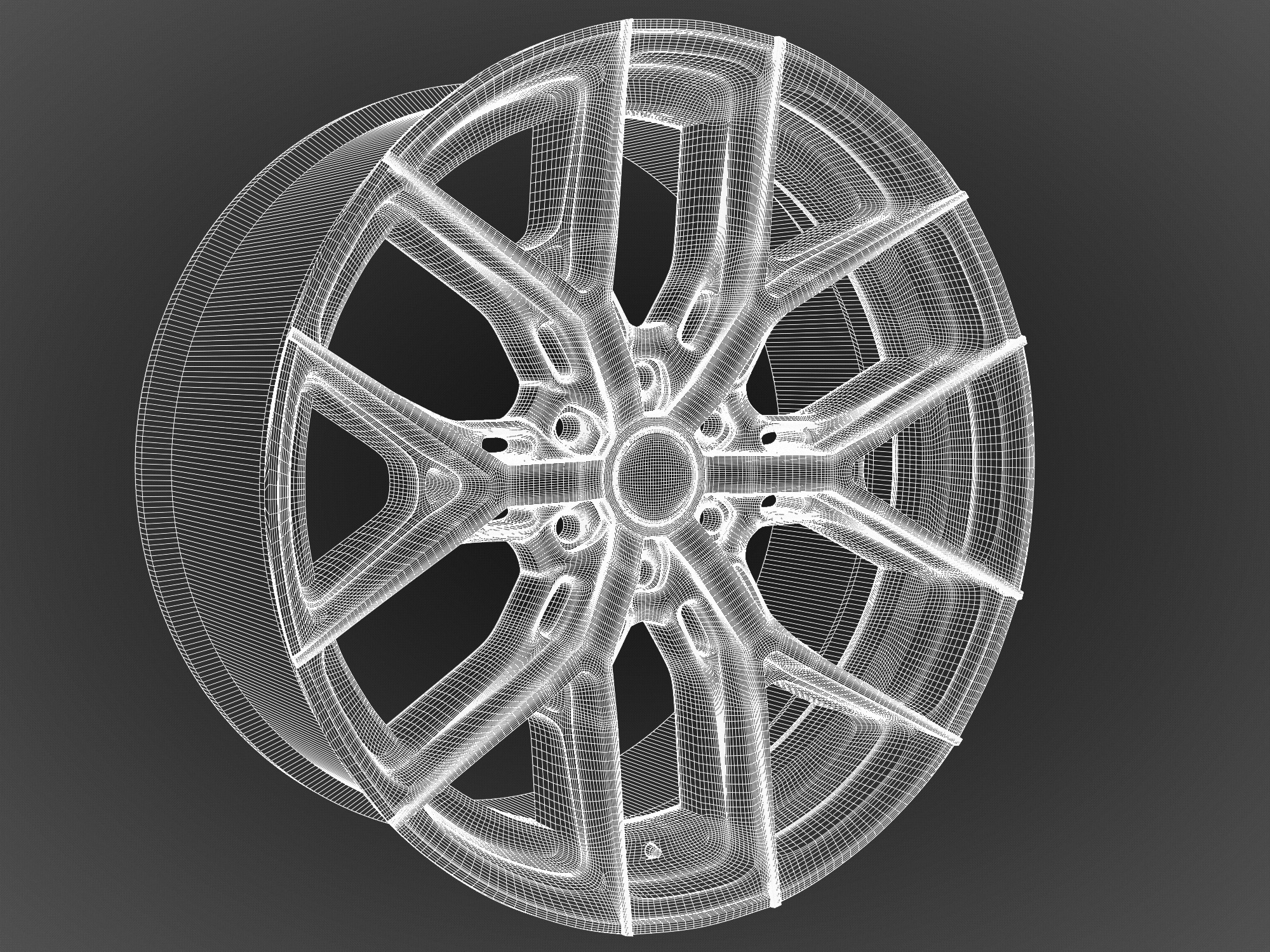 Vossen HF6-4 3D model_4