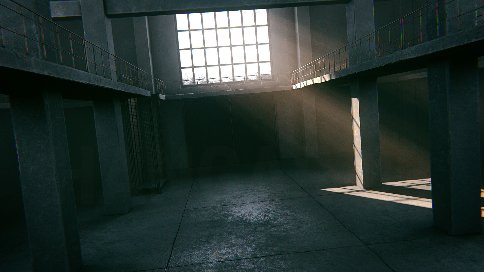 Hangar 03 PBR Low-poly 3D model_8