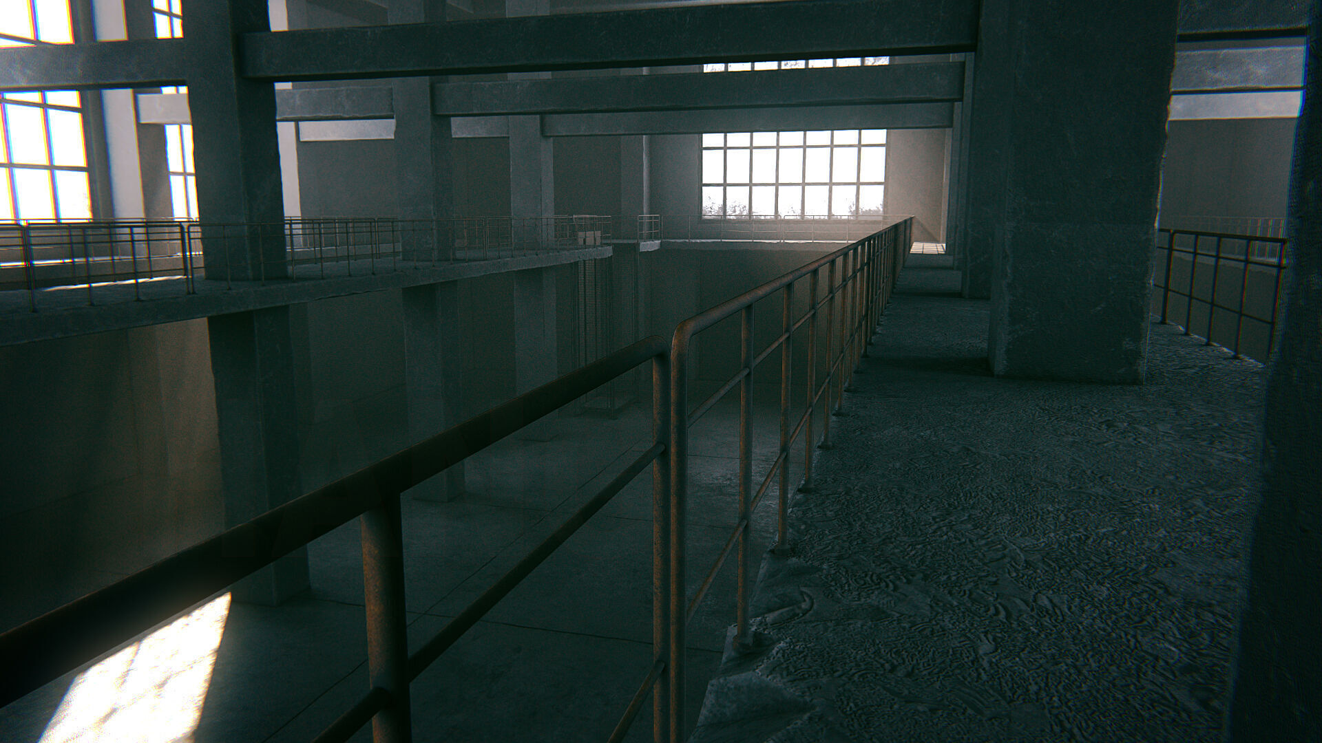 Hangar 03 PBR Low-poly 3D model_7