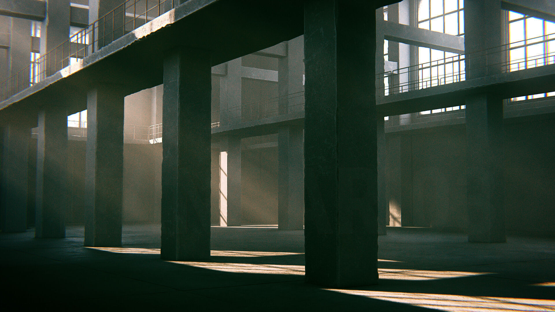 Hangar 03 PBR Low-poly 3D model_3