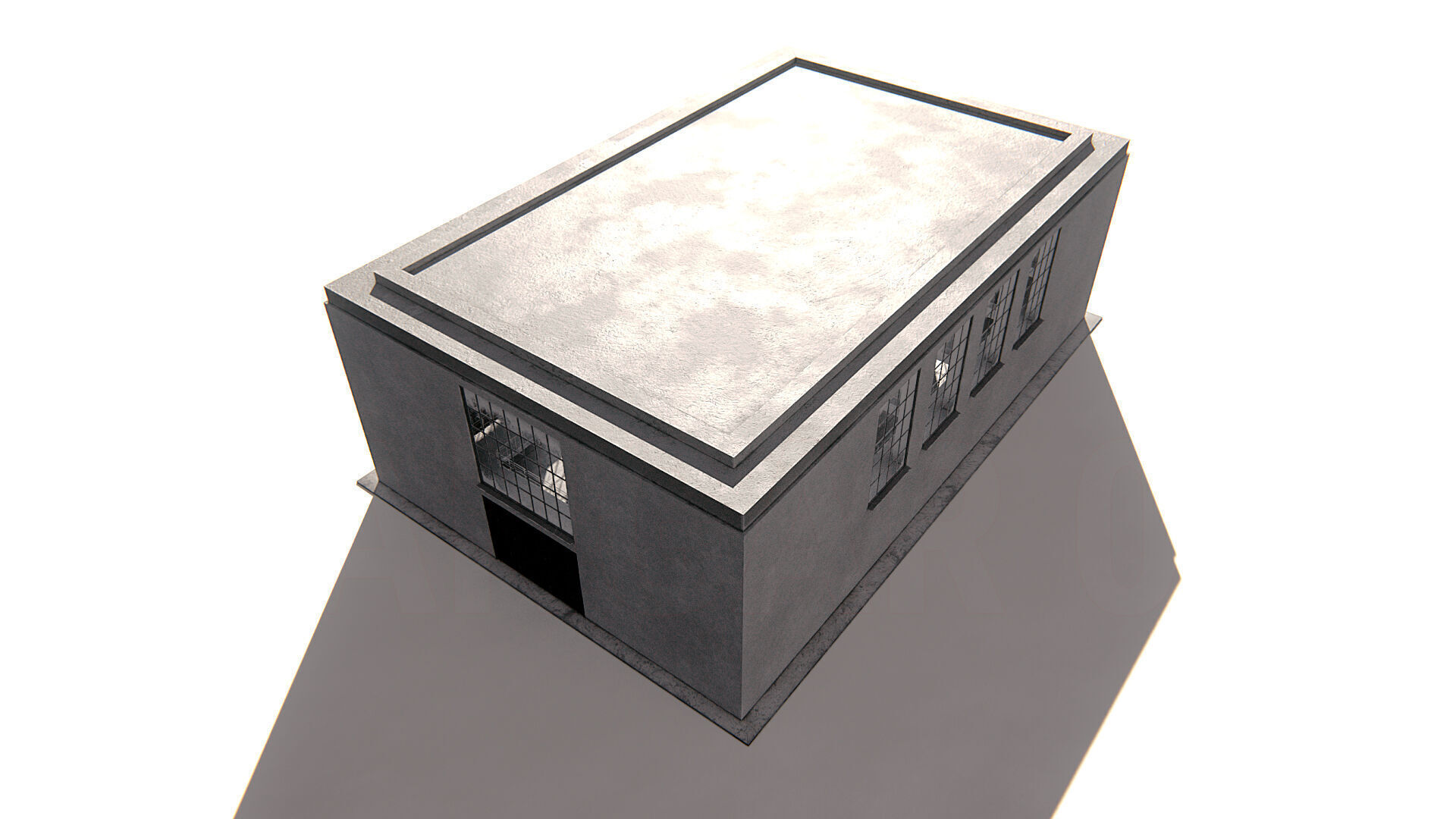 Hangar 03 PBR Low-poly 3D model_14