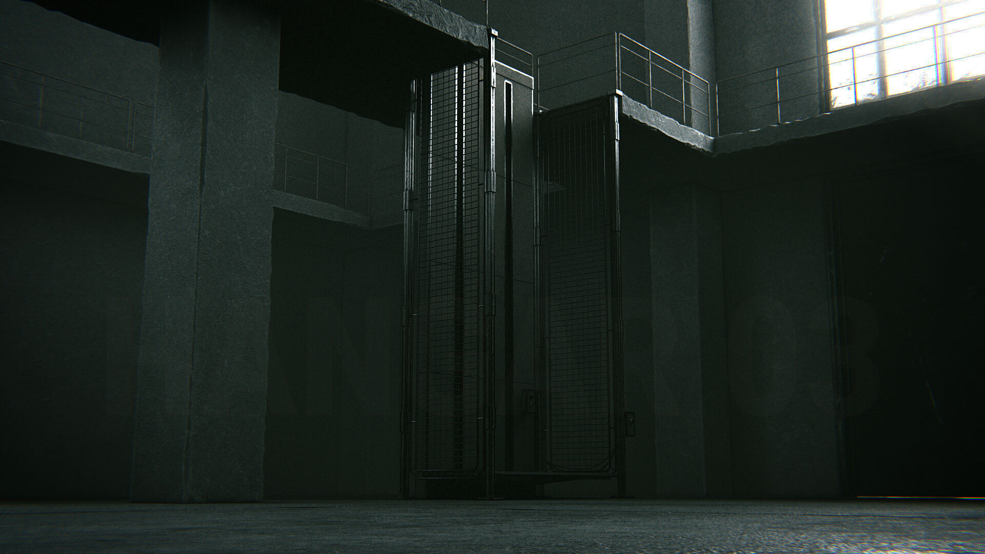 Hangar 03 PBR Low-poly 3D model_4