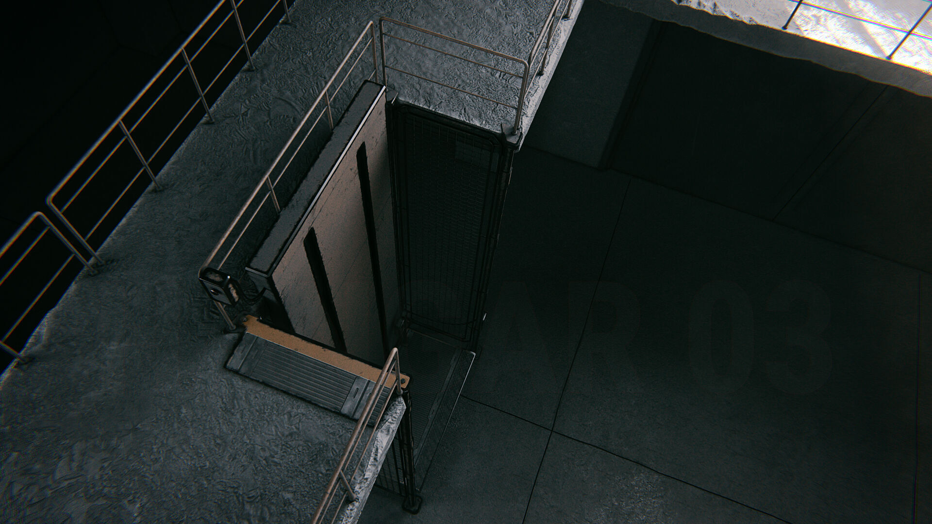 Hangar 03 PBR Low-poly 3D model_11