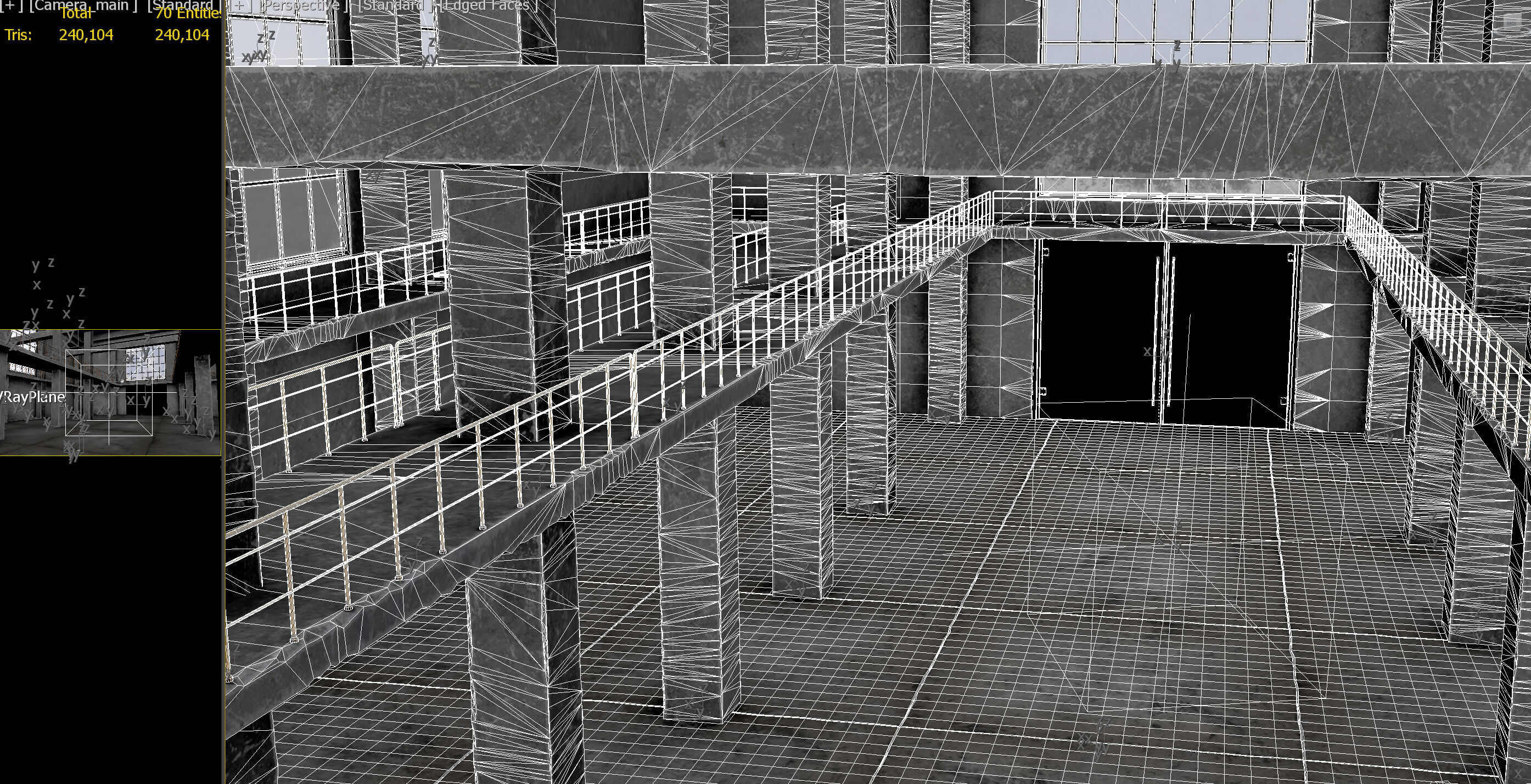 Hangar 03 PBR Low-poly 3D model_19