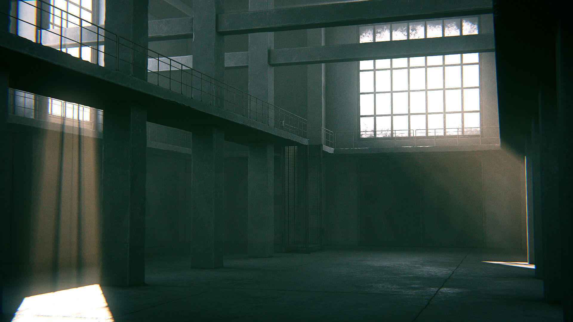 Hangar 03 PBR Low-poly 3D model_2