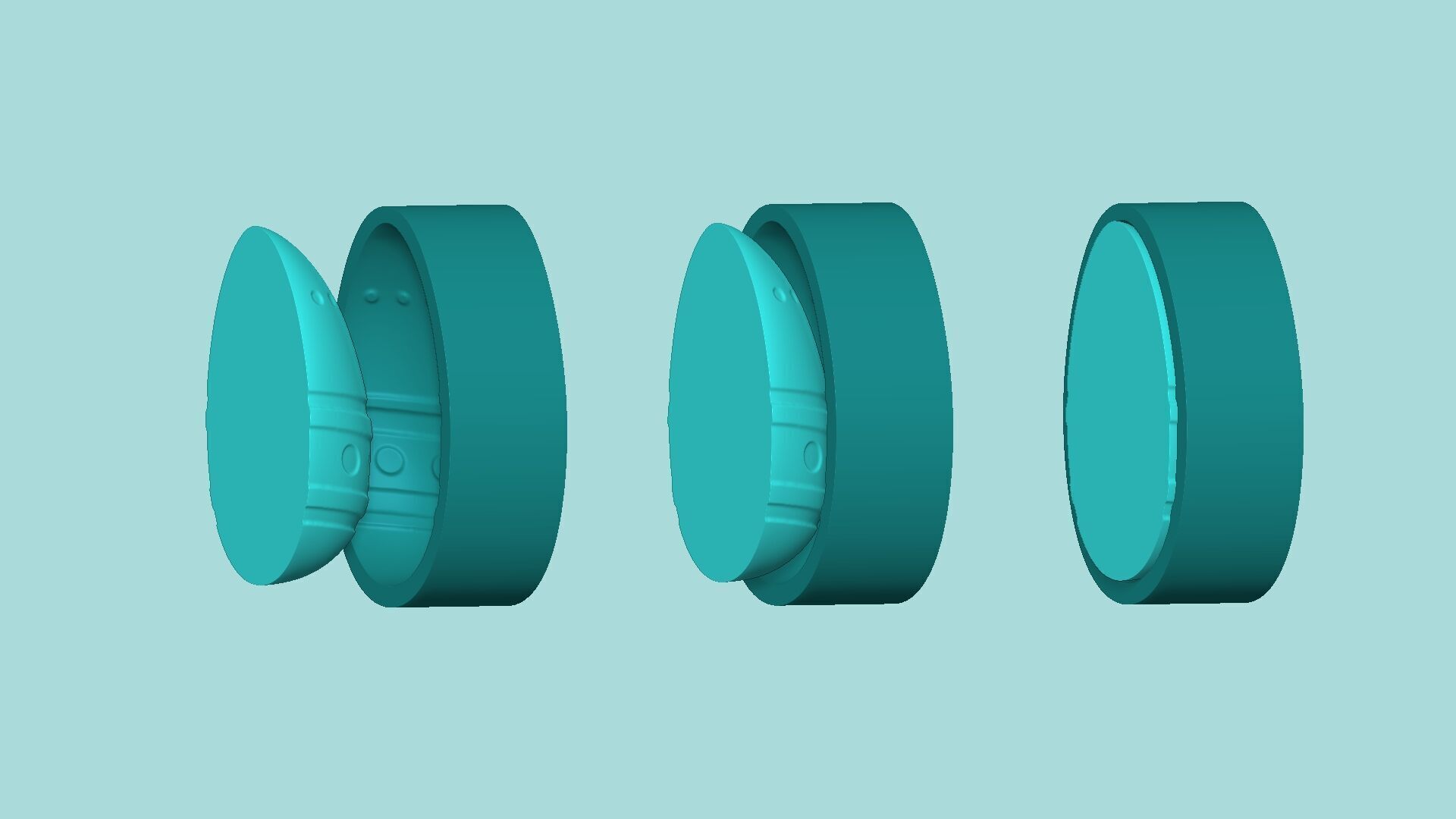 10 Easter Eggs Molds - Silicon Maker - Template 3D print model_10