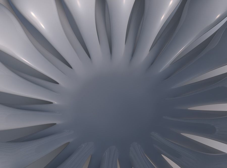 Bowl two layered flower squeezed 3D print model_1