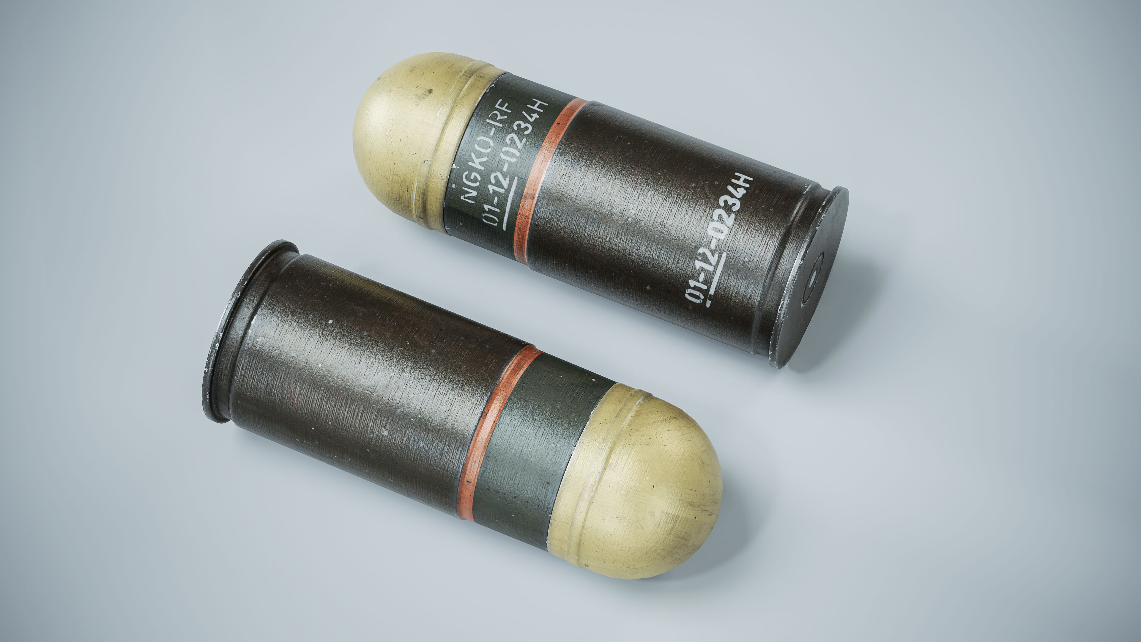 grenade launcher FN 40 GL Low-poly 3D model_8