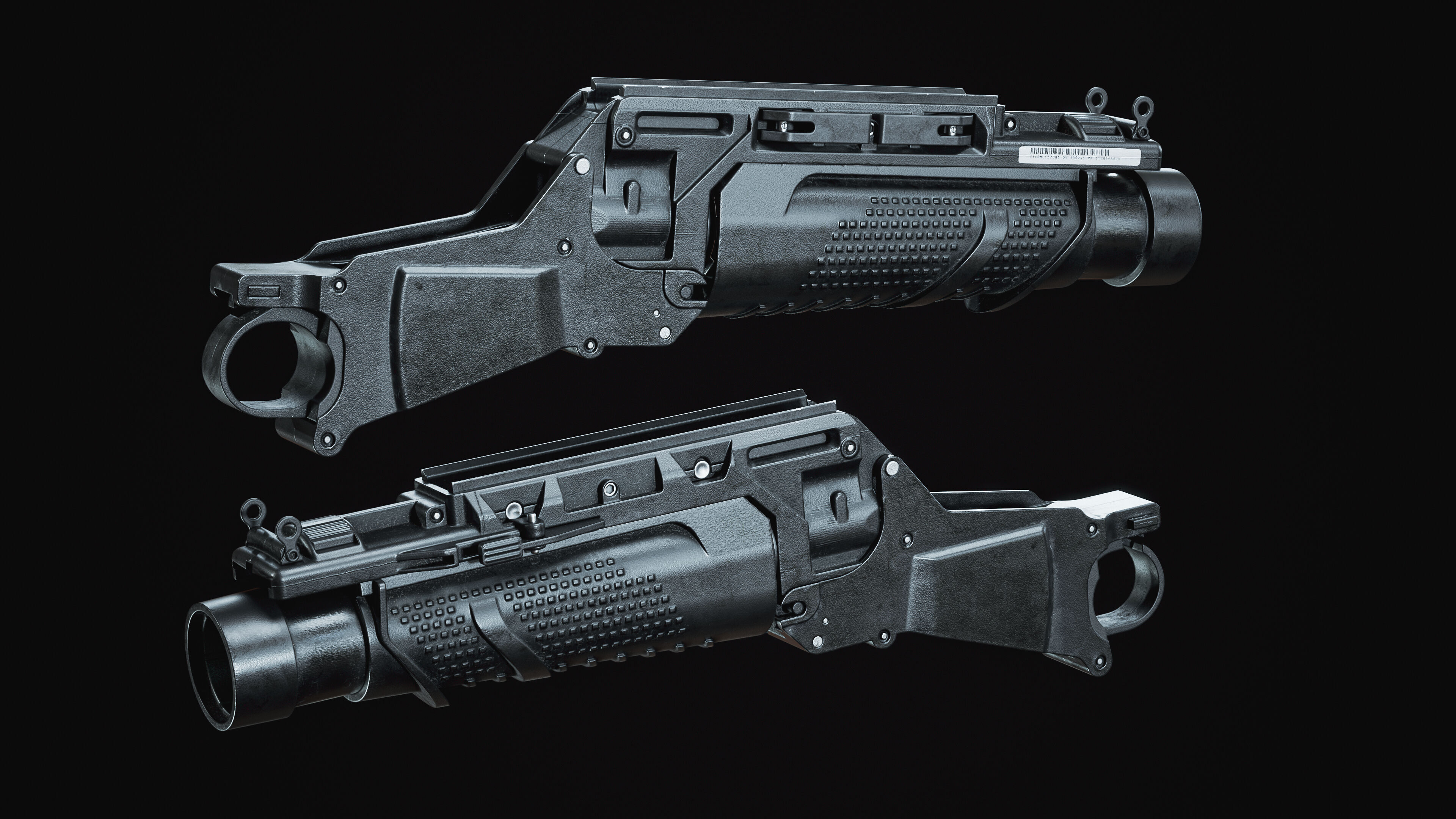 grenade launcher FN 40 GL Low-poly 3D model_11