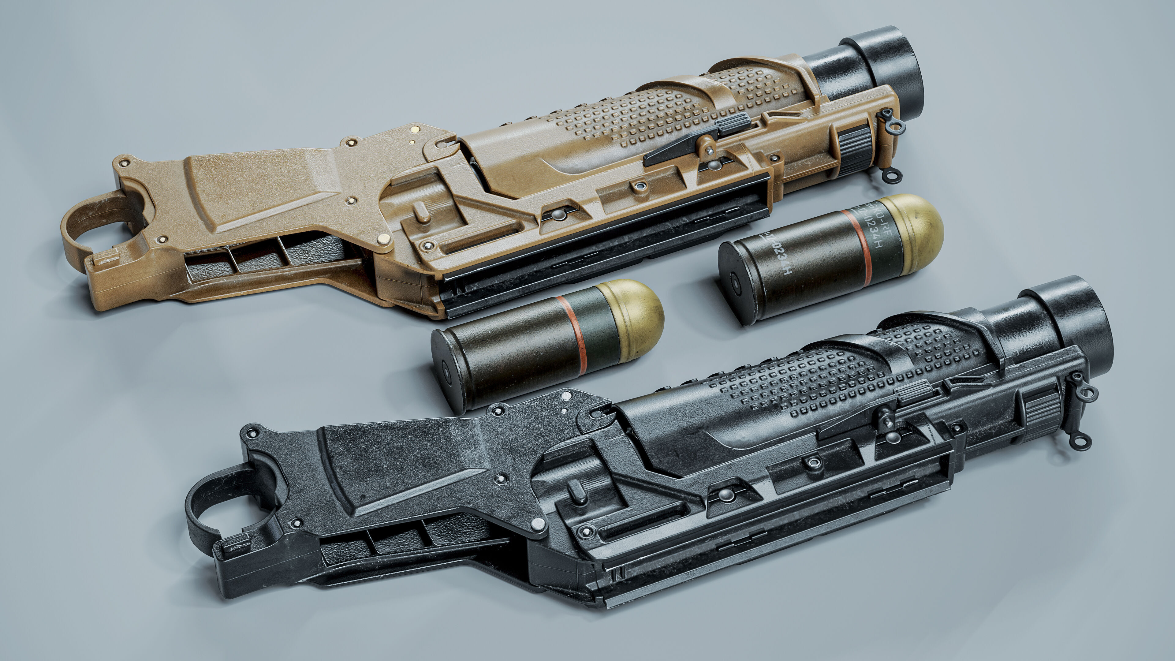 grenade launcher FN 40 GL Low-poly 3D model_13