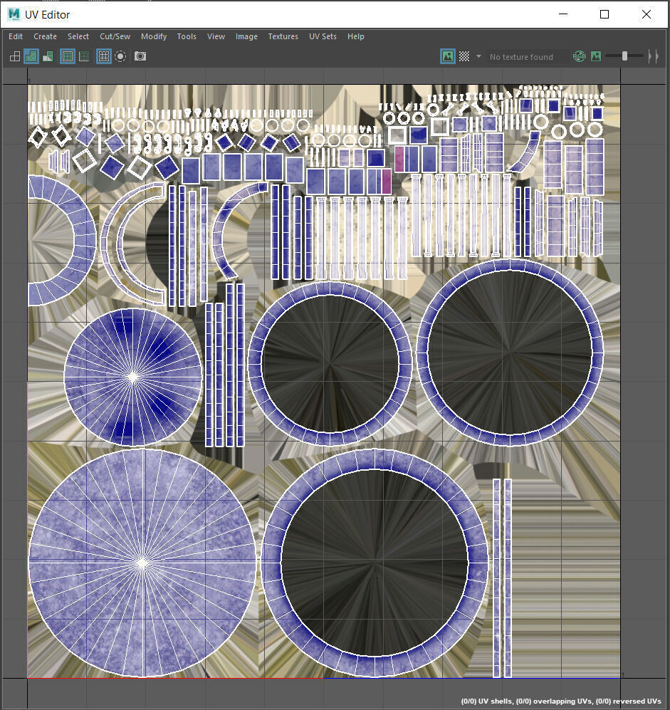 Neoclassical Circular Pavilion Low poly Low-poly 3D model_11