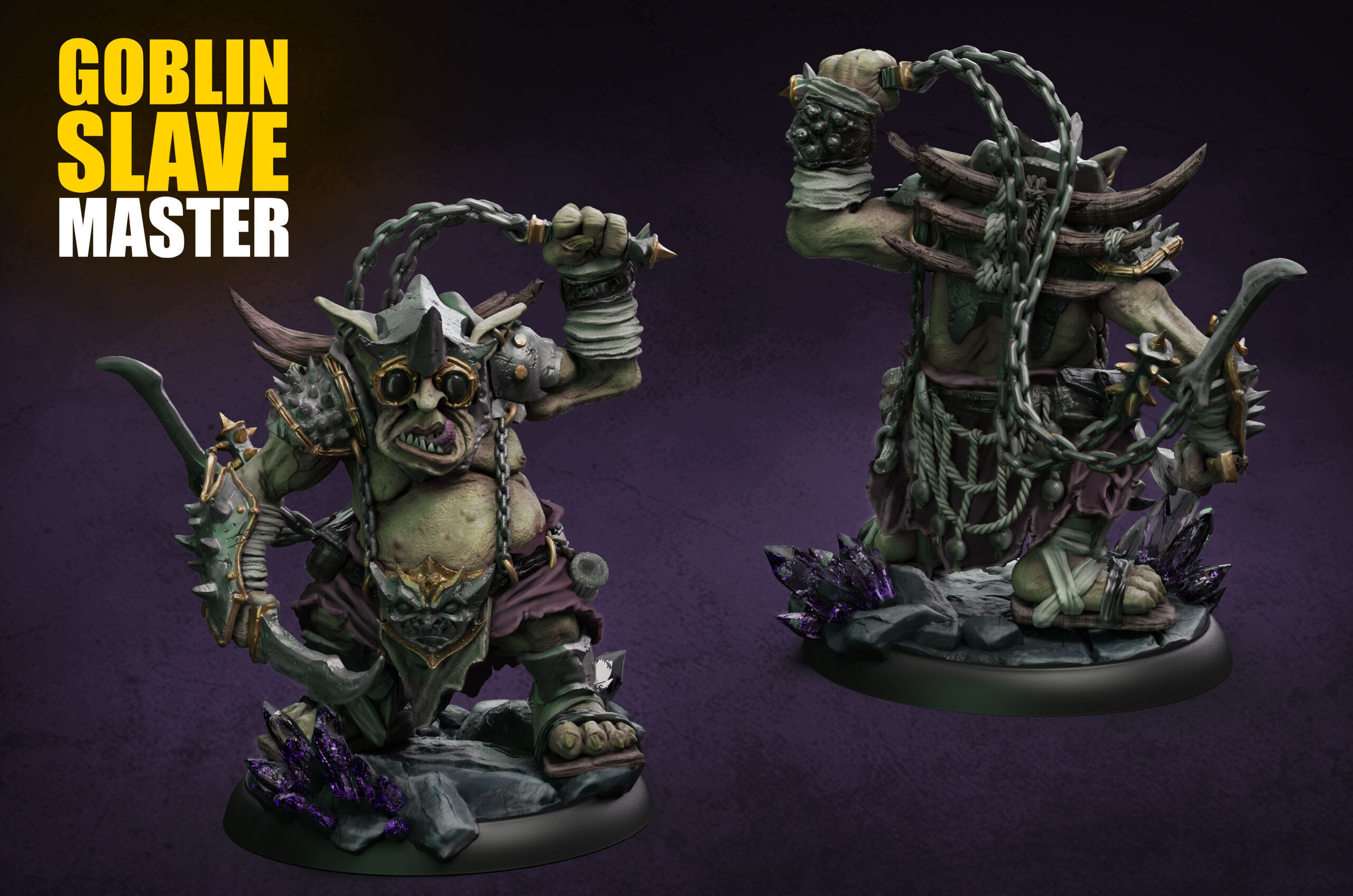 Mine War part 1 - Goblin Attack Characters 3D print model_12