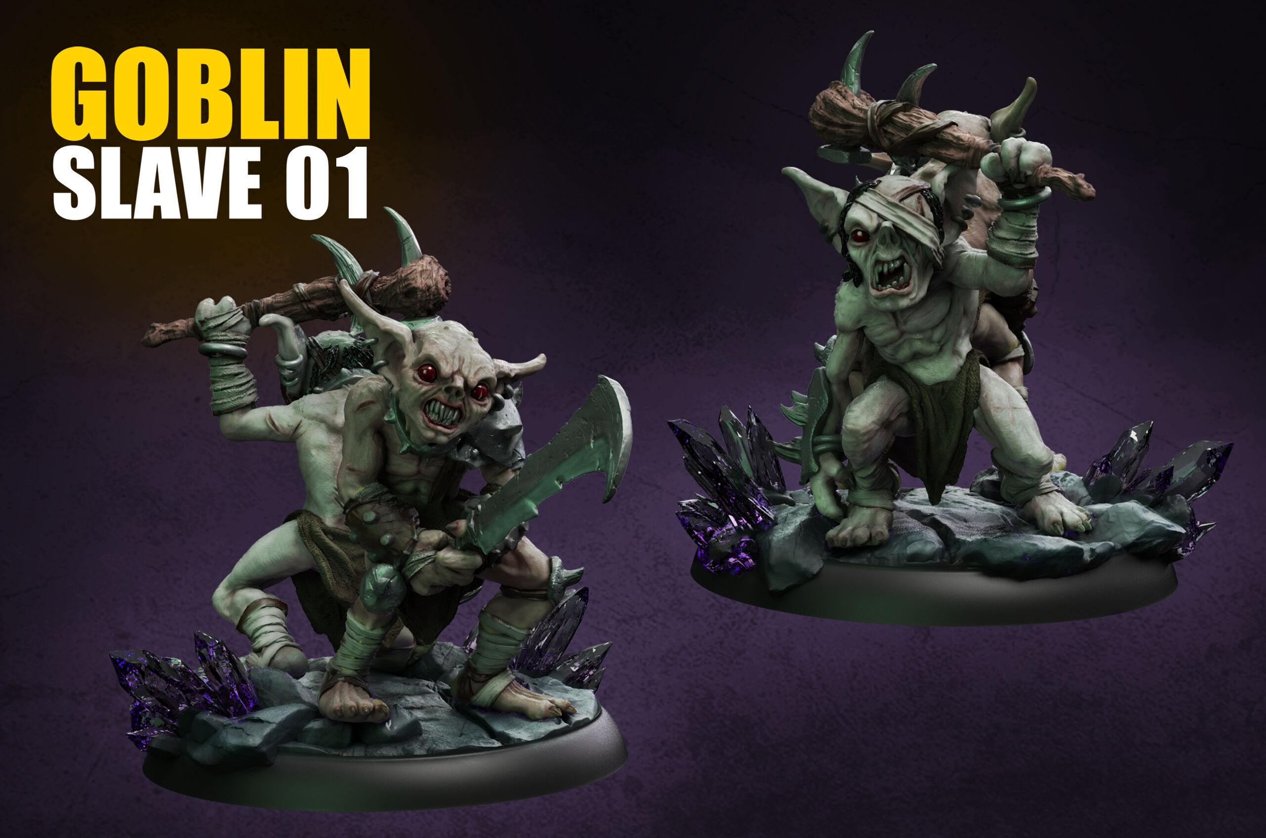 Mine War part 1 - Goblin Attack Characters 3D print model_13