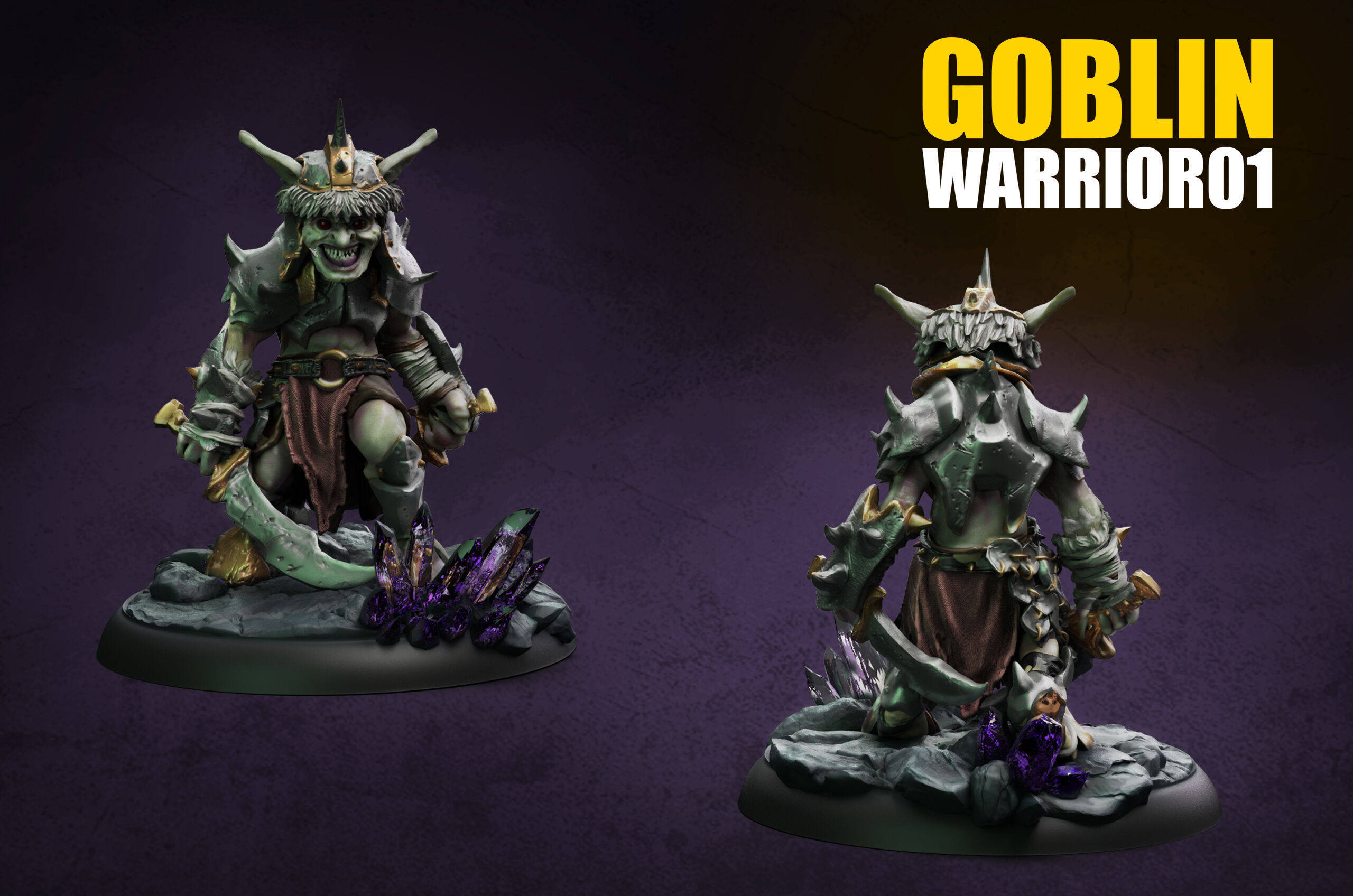 Mine War part 1 - Goblin Attack Characters 3D print model_8