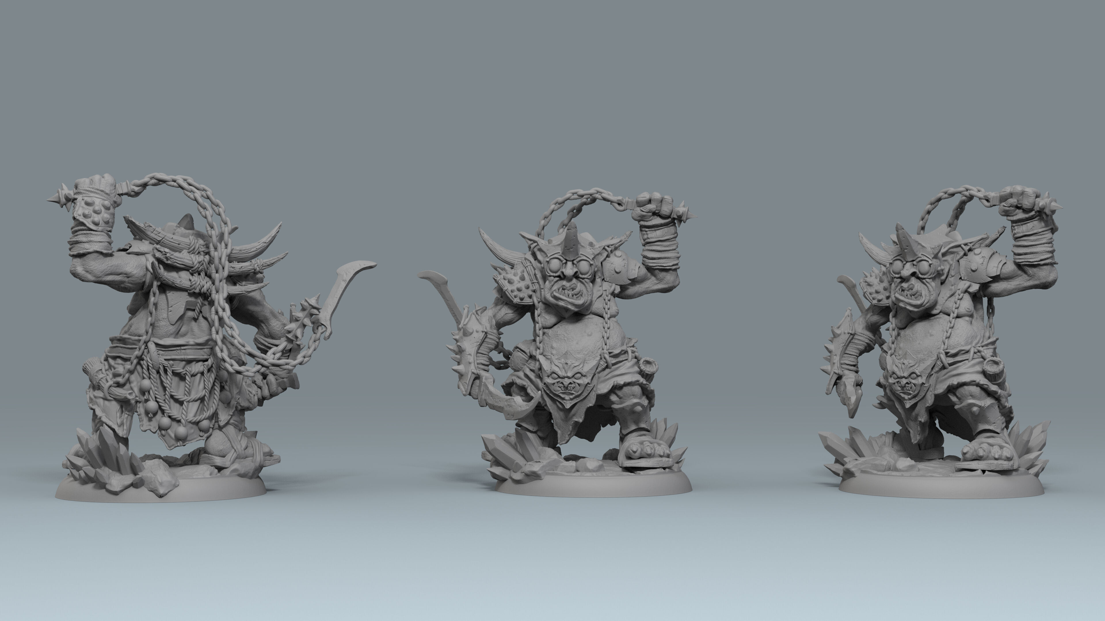 Mine War part 1 - Goblin Attack Characters 3D print model_27