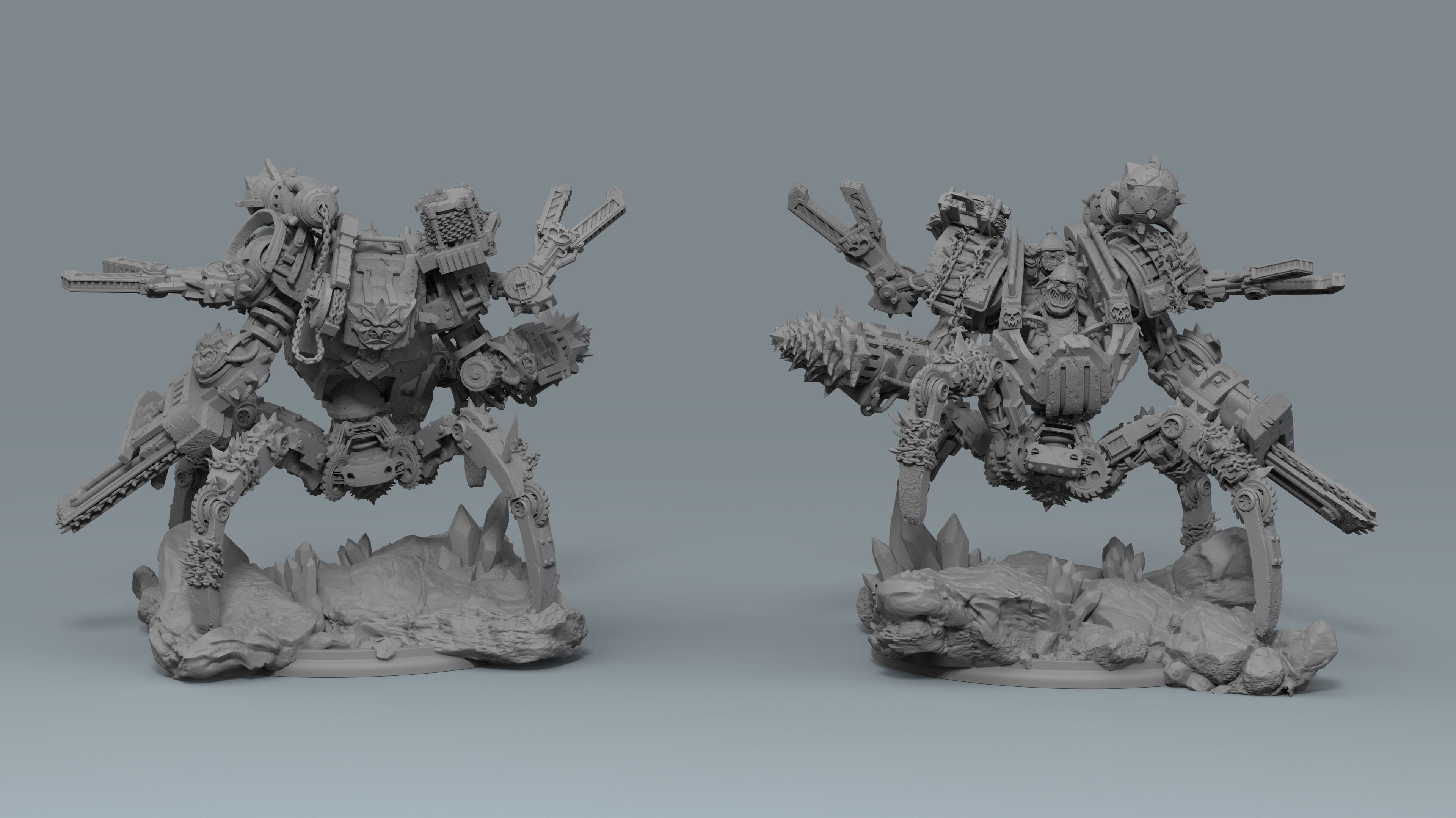 Mine War part 1 - Goblin Attack Characters 3D print model_15