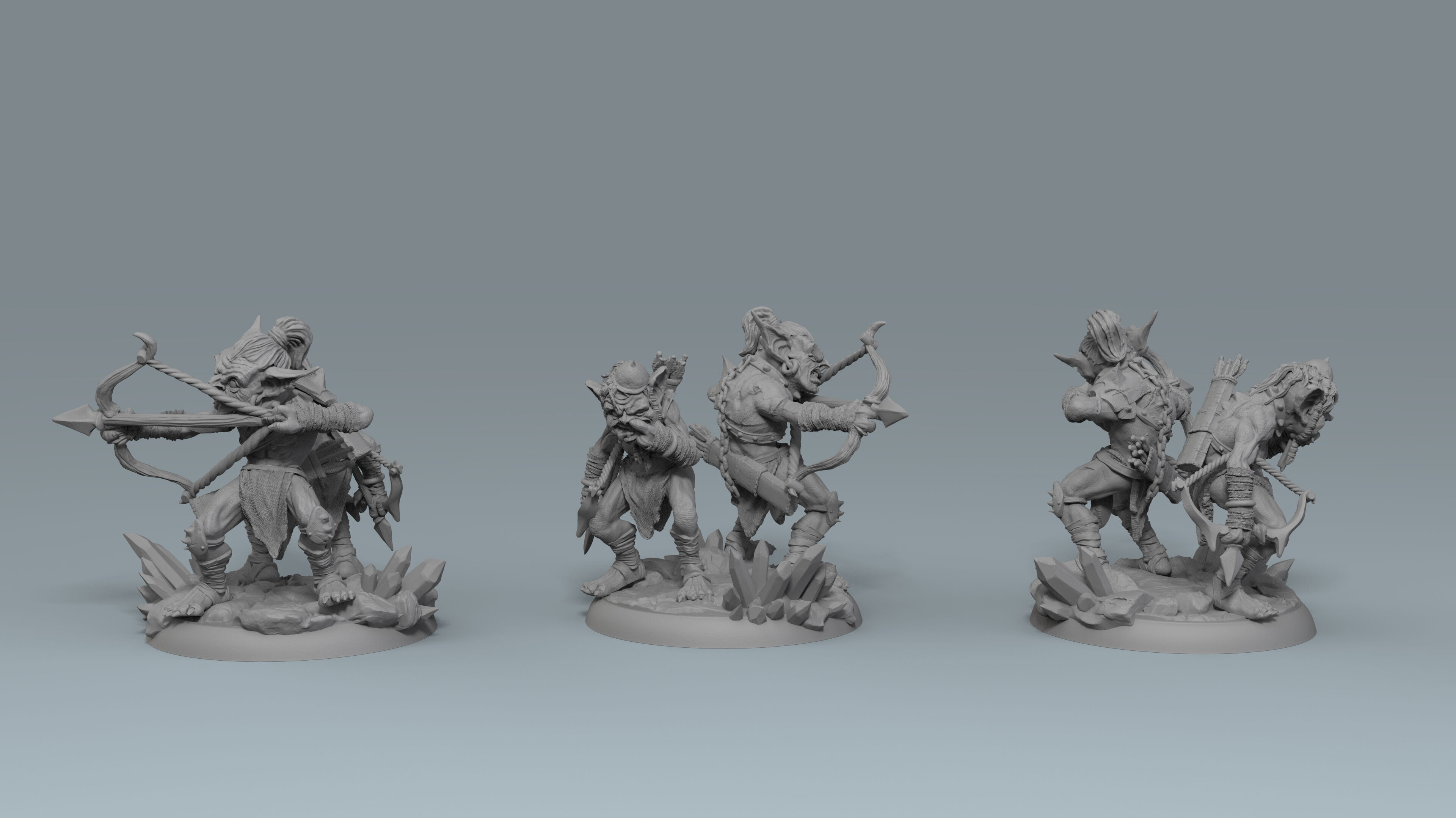 Mine War part 1 - Goblin Attack Characters 3D print model_25