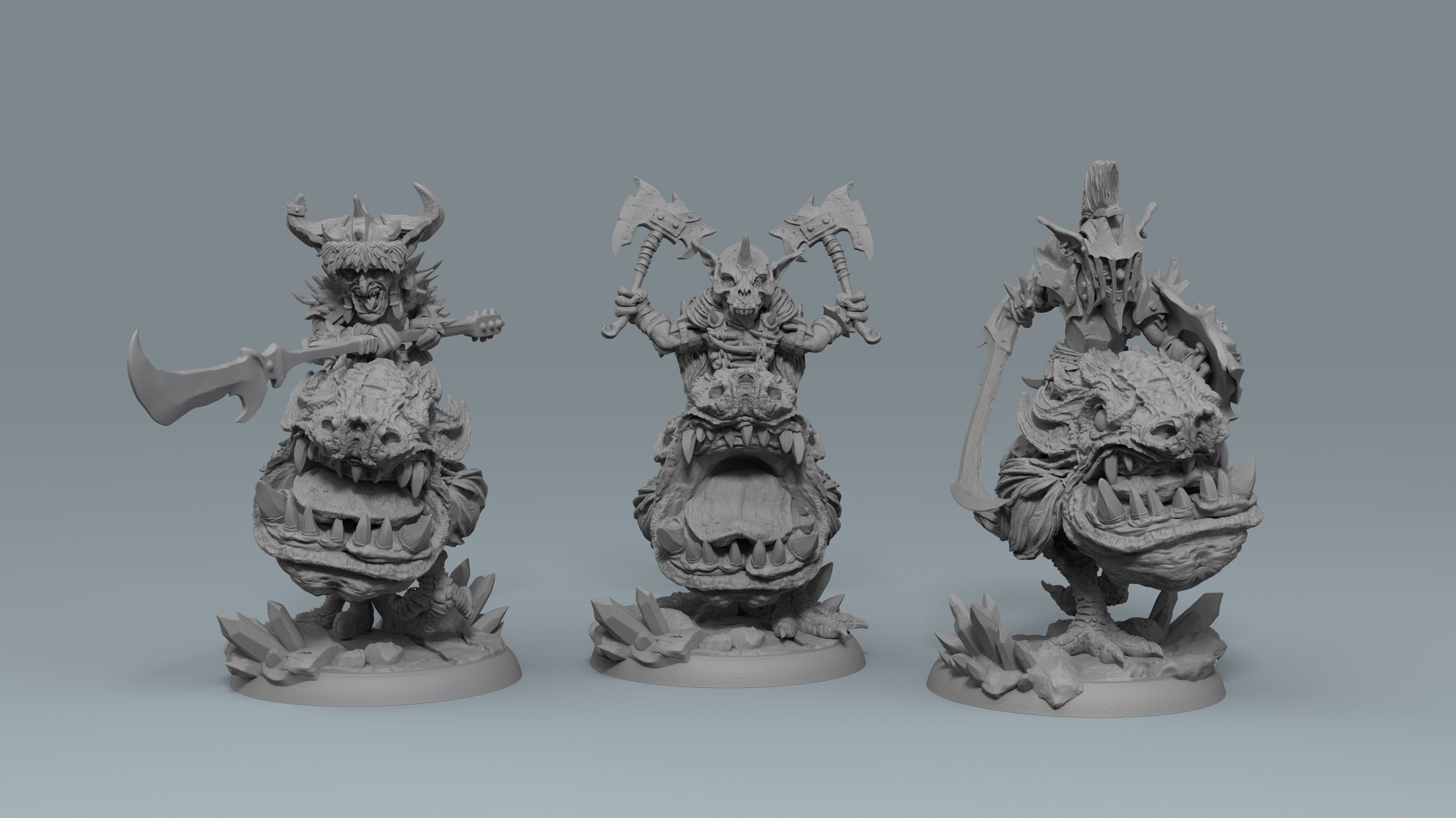 Mine War part 1 - Goblin Attack Characters 3D print model_16