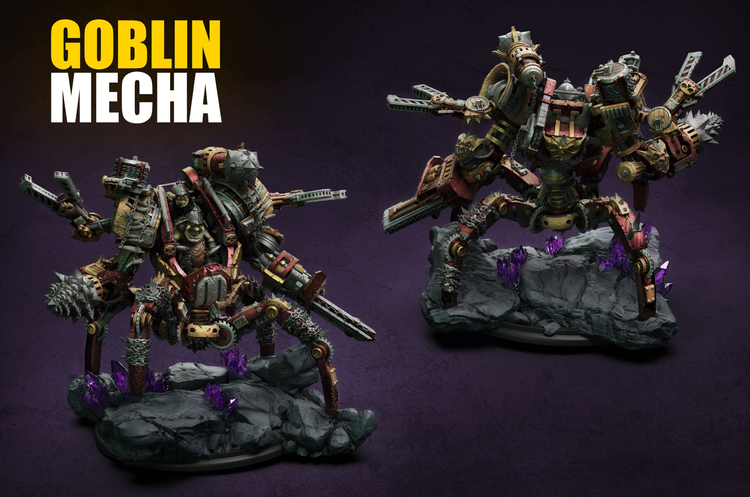 Mine War part 1 - Goblin Attack Characters 3D print model_1