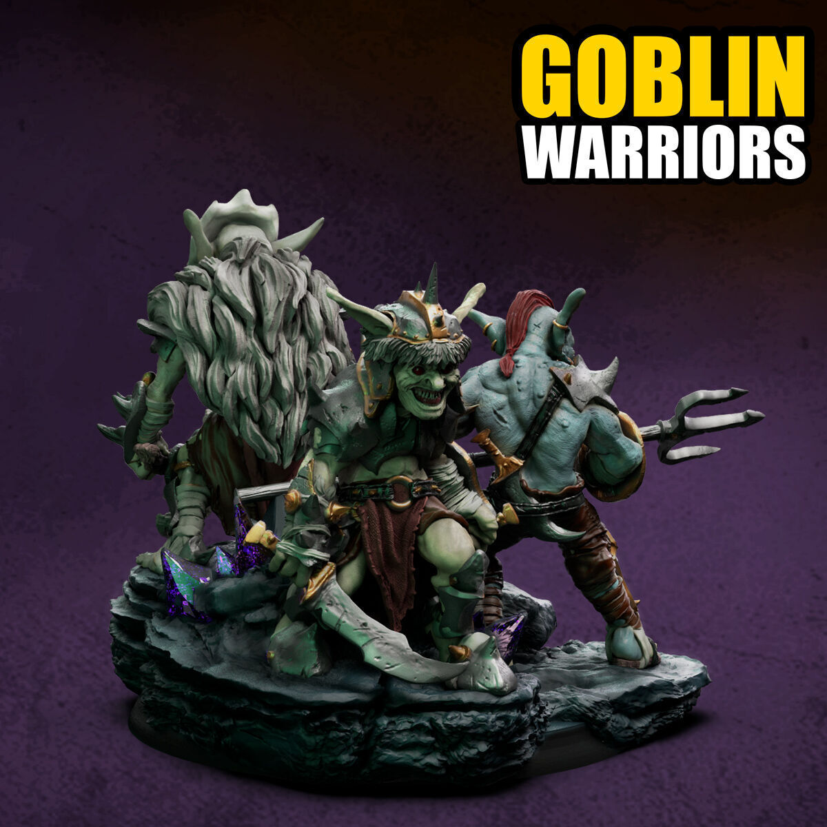 Mine War part 1 - Goblin Attack Characters 3D print model_6