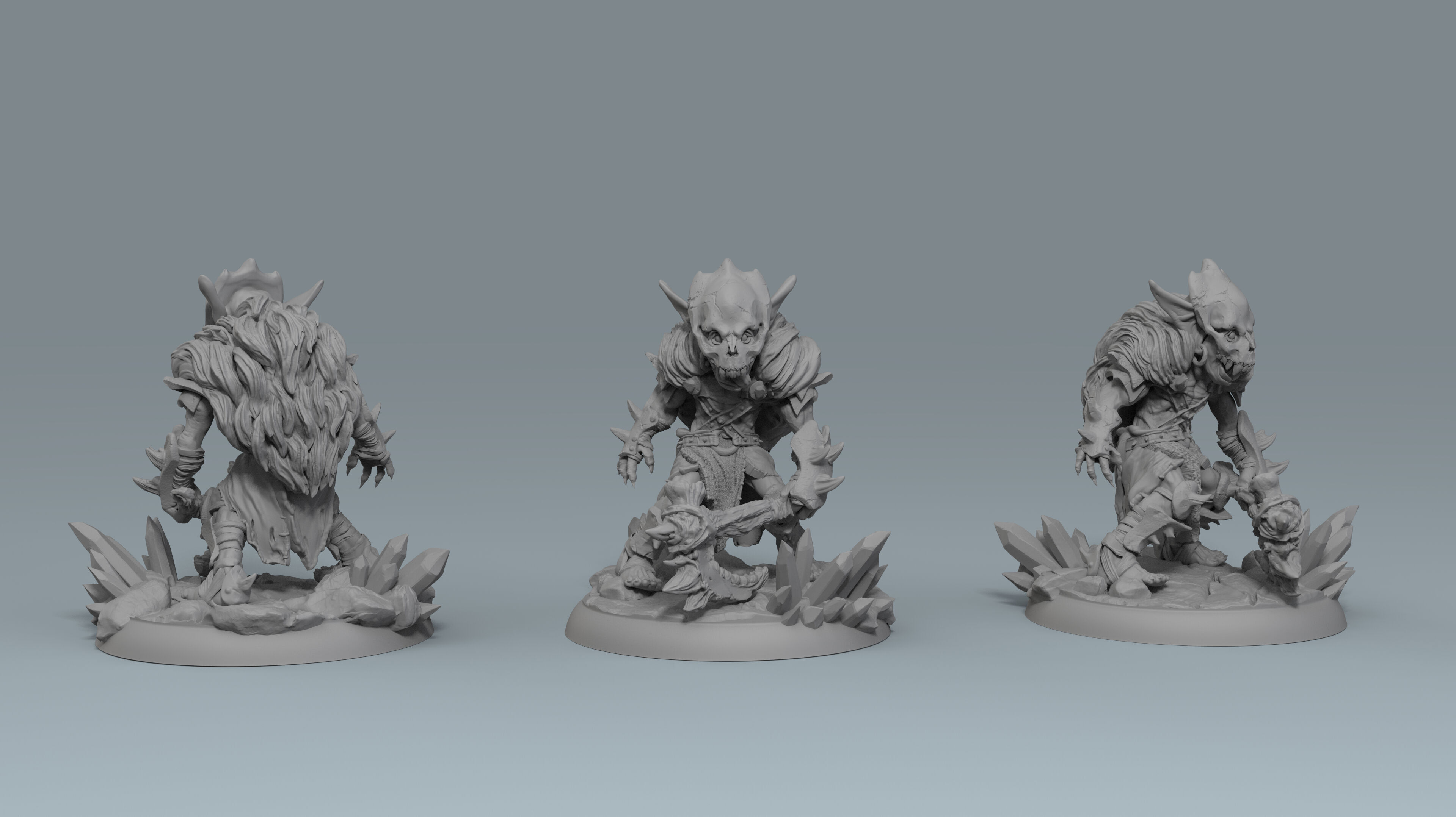 Mine War part 1 - Goblin Attack Characters 3D print model_22