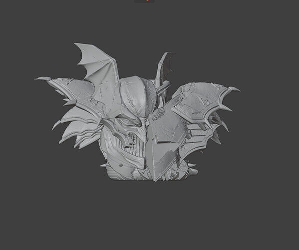 Merciless Bust 3D STL model for 3d printing 3D print model
