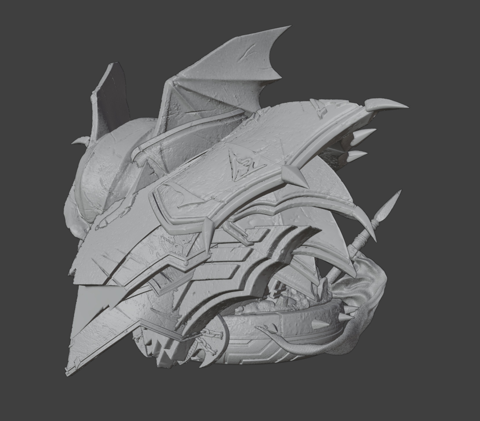 Merciless Bust 3D STL model for 3d printing 3D print model_2