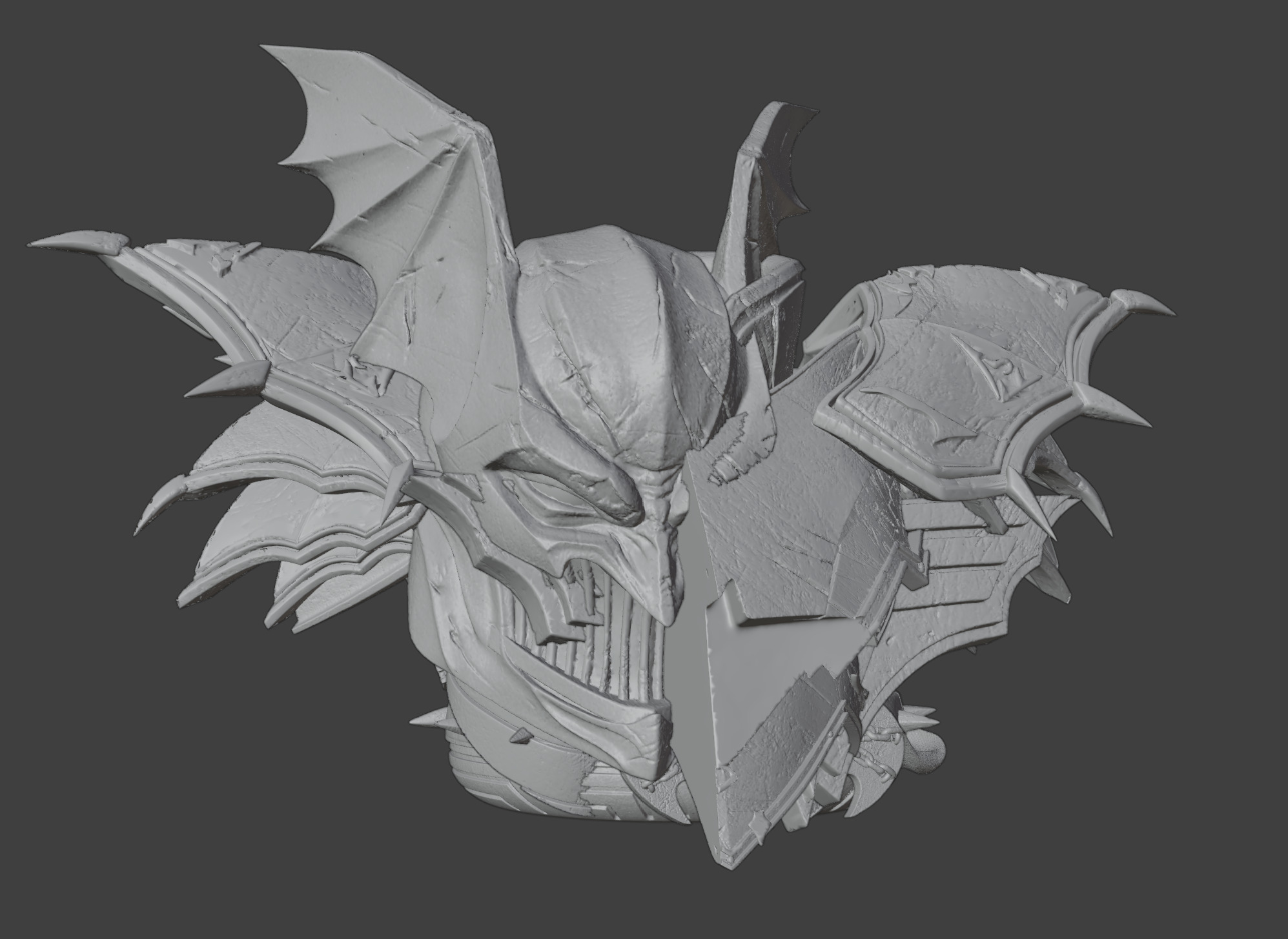 Merciless Bust 3D STL model for 3d printing 3D print model_1