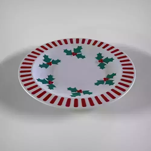  Festive Cookie Plate 3D print model