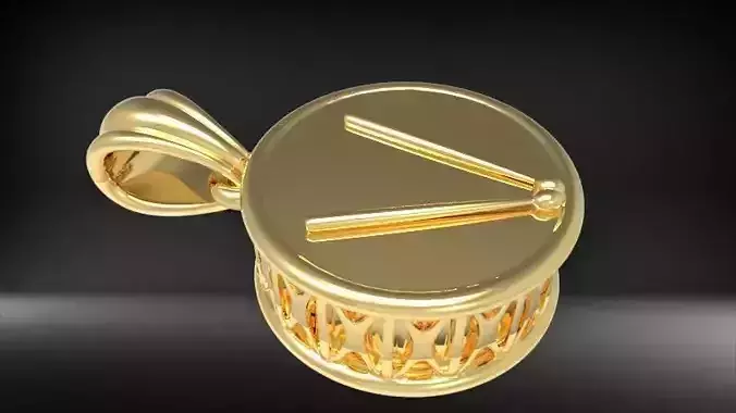 drum pendant 3D print model