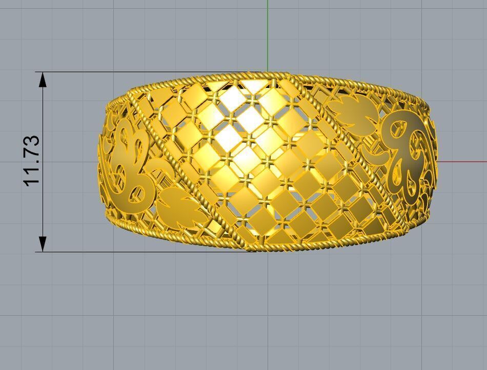 Ring For Lathe or engraver pen 3D print model_2