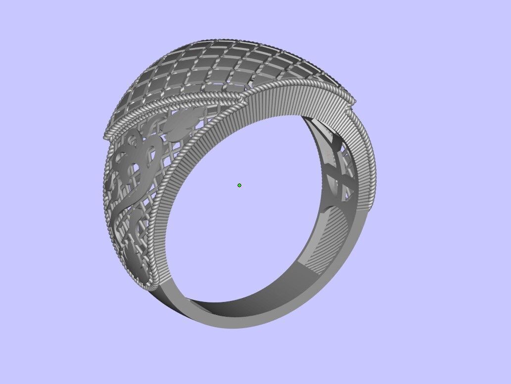 Ring For Lathe or engraver pen 3D print model_1