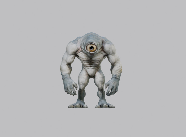 3D Cyclops Guardian 3D model_5