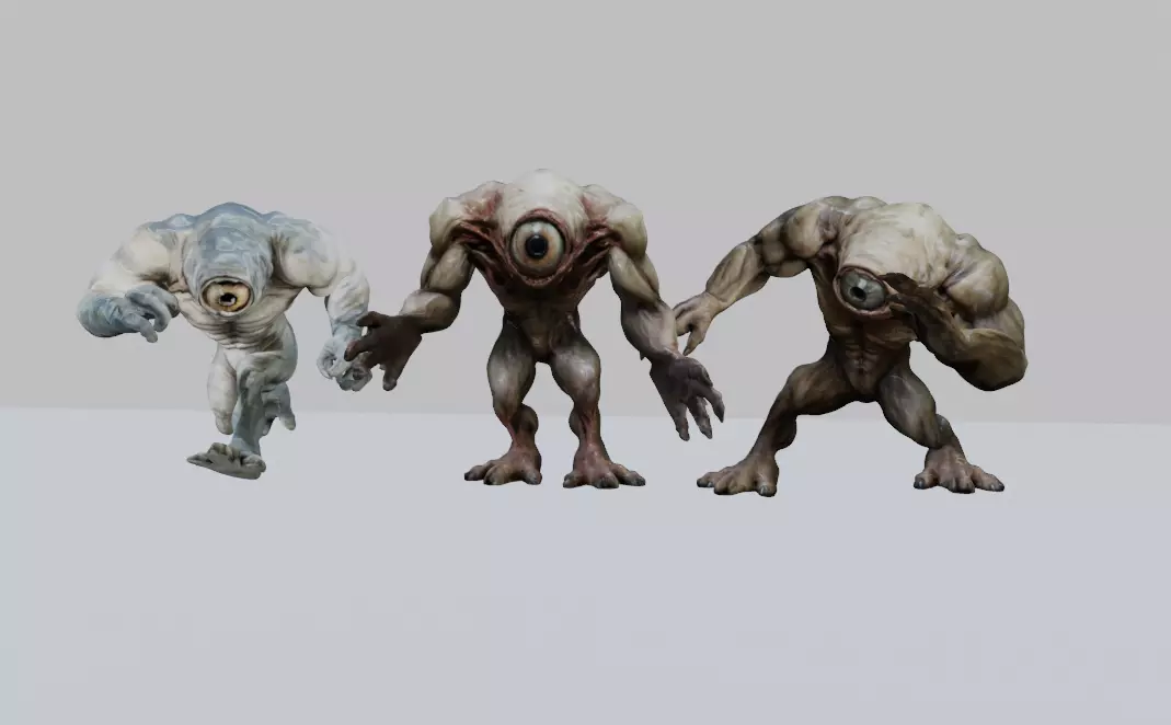 3D Cyclops Guardian 3D model_0