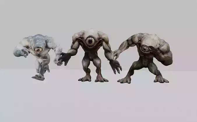 3D Cyclops Guardian 3D model
