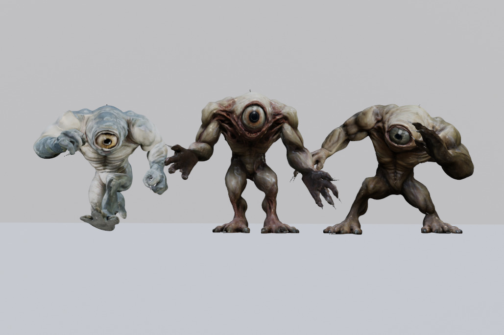 3D Cyclops Guardian 3D model_9