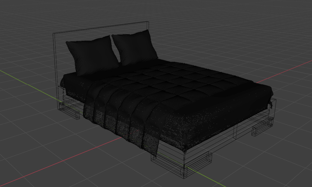 Bed Art in Head Ascet 3D model_15