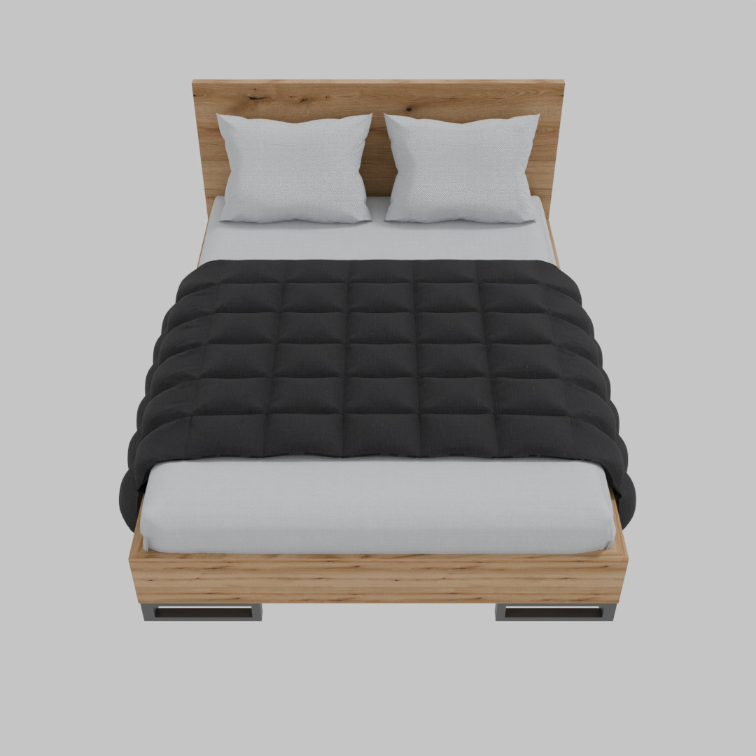 Bed Art in Head Ascet 3D model_7