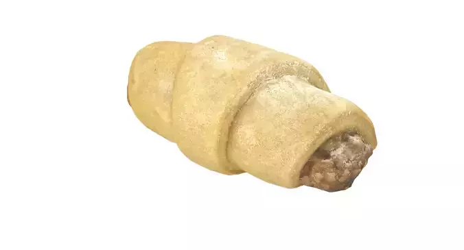 Sweet Roll Pastry Low-poly 3D model