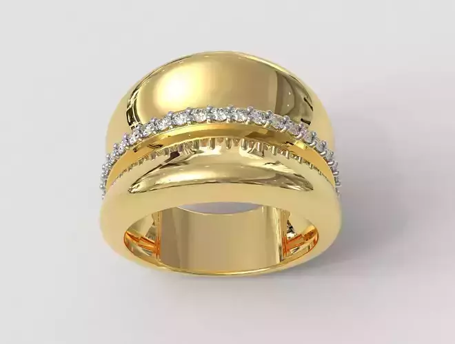 Bold Diamond Ring