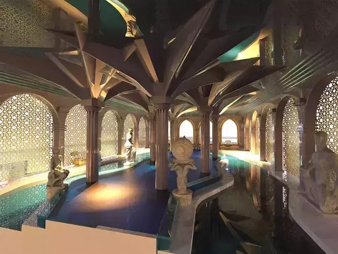 turkish bath roman bath hamam